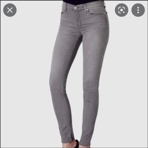 J Brand grey pencil leg jeans
